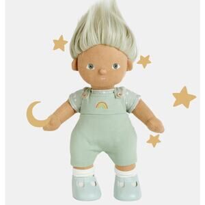 RARE DREAM DINKUM DOLL Olli Ella CRICKET Green Posable